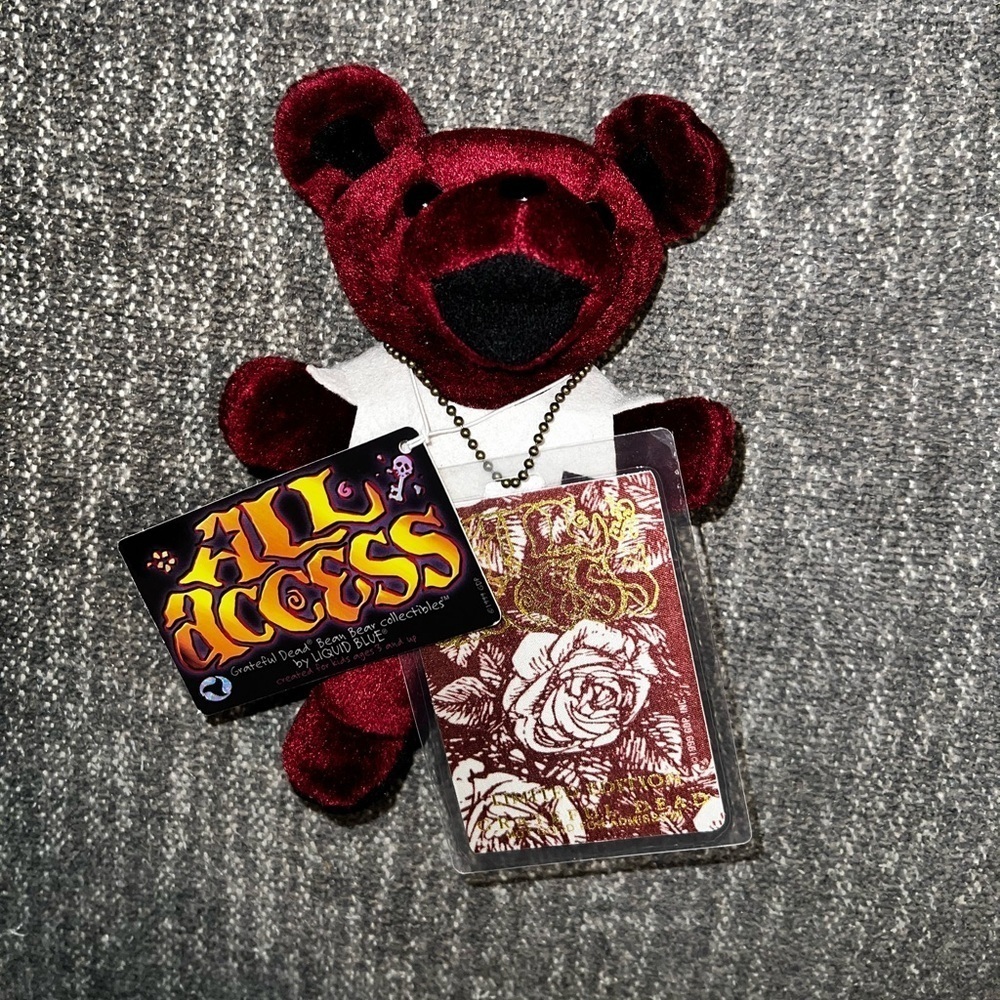 Vintage Grateful Dead Jerry Garcia Bear - All Access - Liquid Blue - 1999